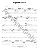 Higher Ground Guitar and Fretted sheet music cover